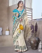 Art Silk Printed Saree for Women 