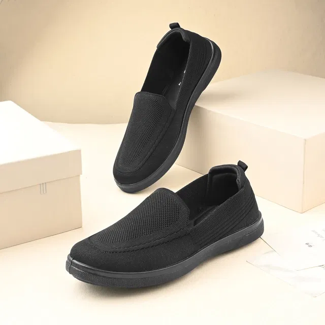 Loafers for Men (Black , 7)