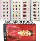 Karwa Chauth Bindi Book 600 Multicolor Kumkum Stickers 