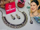 Blue Free Size Necklace Set for Women