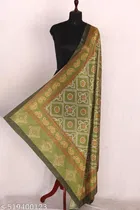 Art Silk Printed Dupatta for Women & Girls, Multicolour 