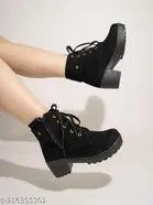 Shoetopia Girls Boots - Black 