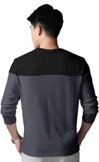 Round Neck Colorblocked T-Shirt for Men 