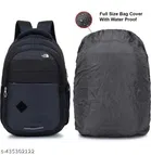 Polyester Backpack for Men & Women, Black