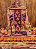 Bandhani Printed Jaipuri Designs Embroidered Top Bottom Duppata for Women 