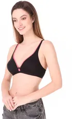 Cotton Blend Non Padded Bra for Women 