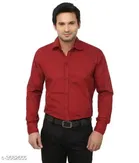 Cotton Solid Full Sleeves Shirt for Men 