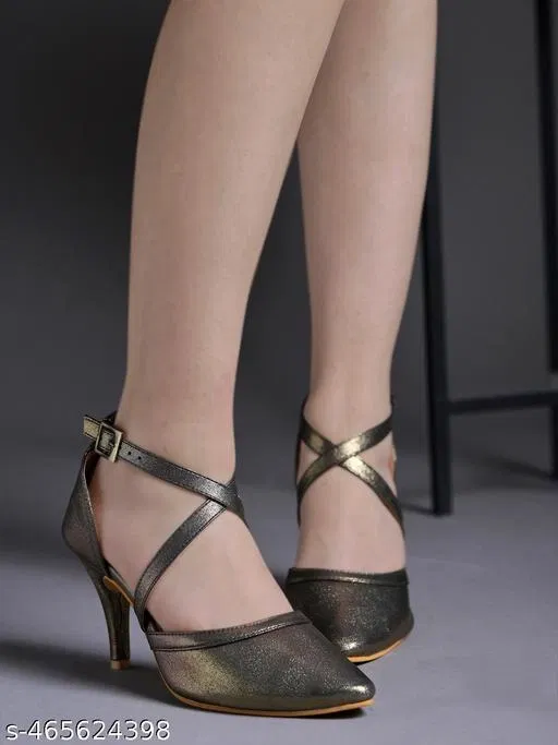 Shoetopia Solid Sandals (Brown, IND-4)
