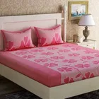 Polycotton Fitted Elastic Double Bedsheet 88x90in 