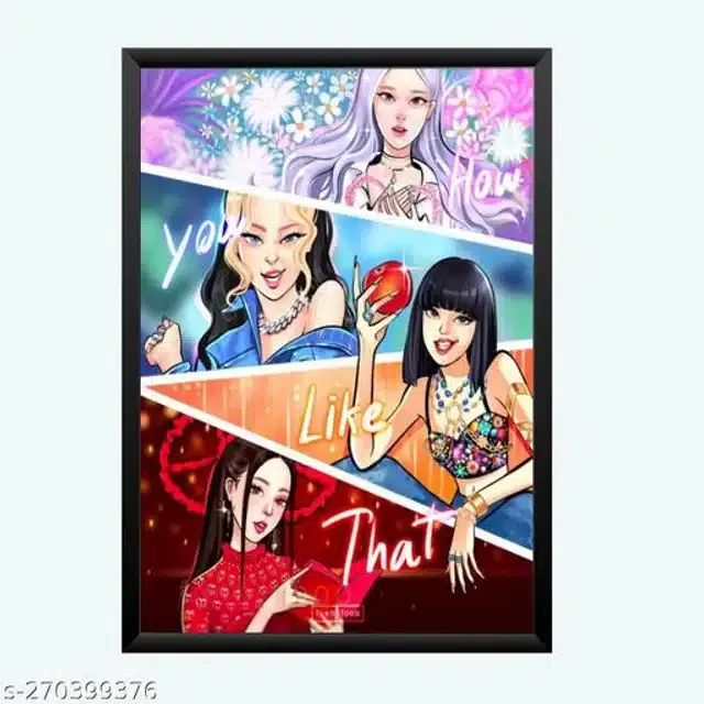 Plastic Photo Frame (Multicolor, 5x7 inches)