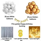 54 Pcs 8th Birthday Decoration kit, Multicolour, Set of 1