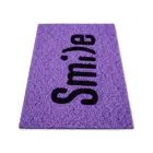 Status PVC Smile Anti Skid Mat 38x58cm Lavender