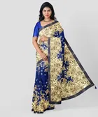 Georgette Printed Saree for Women 