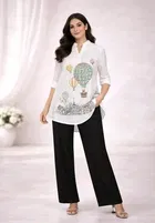 Stylish Printed Kurta Palazzo Set for Women 