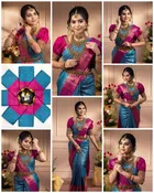 Jacquard Zari Woven Saree for Women 