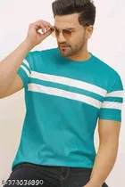 Polyester T-shirt for Men, Green 