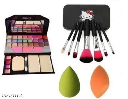 TYA 6155 Eyeshadow with hello kitty and 2 sponge Puff