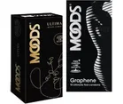 Combo of Moods 10 Pcs Graphene & 10 Pcs Ultima Mutual Climax Condoms with 3 Pcs Free Lube Sachets 