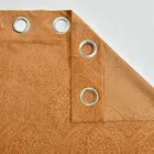 Velvet Emboss Gold Door Blackout Curtain 7ft Pack of 1