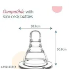 Pack Of 6 Feeding Bottles Nipples Silicone Nipples,Slim Bottle Nipples