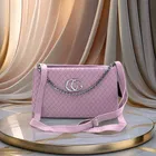 Plastic Solid Sling Bag for Women