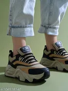 Solid Synthetic Slip-on Sneakers for Women 
