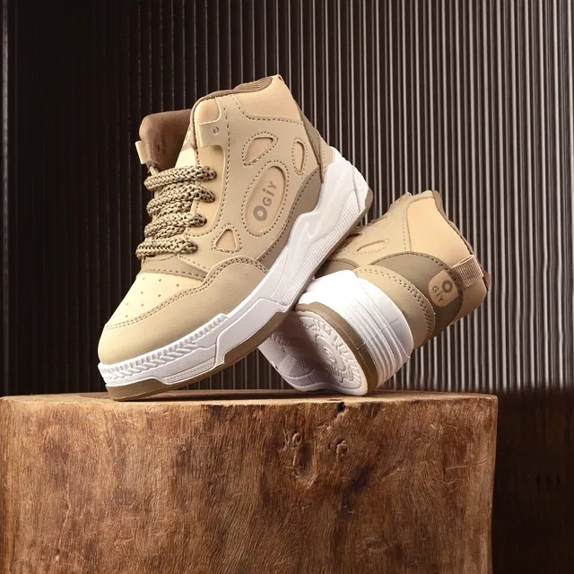 Lightning Sneakers for Kids (Brown, 12 c)