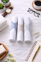 Printed Cotton Handkerchiefs for Mens ,Multicolor, Pack of 3