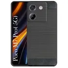 Artificial Leather Poco M7 Pro 5G Back Cover 
