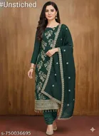 Floral Embroidered Patiala Suits for Women 