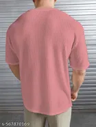Cotton Blend T-shirt for Men, Pink 