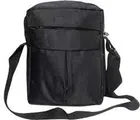 Polyester Cross Body Bag for Men & Women (Black)