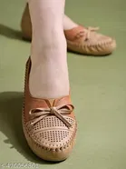 Textured Ballerinas for Women 