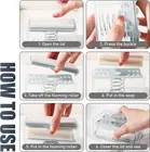 2-in-1 Soap Roller Dispenser, Dish With Drain Holes 