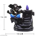 Lord Ganesha Water Fountain with 10 Smoke Backflow 