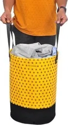 Canvas Laundry Bag,Yellow,  