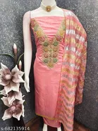Silk Blend Punjabi/All Over Suits for Women 