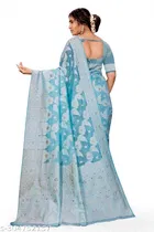 Cotton Zari Woven Saree for Women 