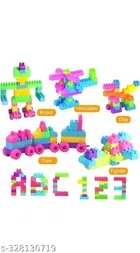 Plastic 125 Pcs Block Toys for Kids 