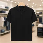 Cotton Blend Polo Neck T-Shirt for Men 