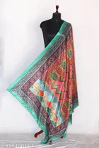 Cotton Printed Dupatta for Women & Girls, Multicolour 