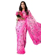 SVB प्रिंटेड साड़ी फॉर वीमेन 