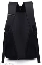 Polyester Backpack for Men & Women, Black