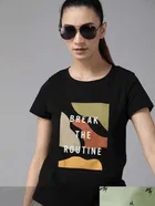 Round Neck Printed T-Shirt for Women 