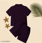 Cotton Spandex Shirt and Short Set for Boys 