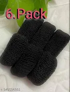 Polyester Hair Ties for Women, Pack of 6 