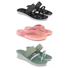 Combo of Flats with Slippers & Sandals for Women 