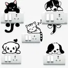AVV Cat & Dog Switch Board Sticker 8x13cm