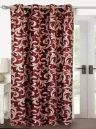 Alaqsa Abstract Polyester Door Curtain 7Ft Combo 
