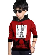 Hooded Neck Printed T-Shirt for Boys 